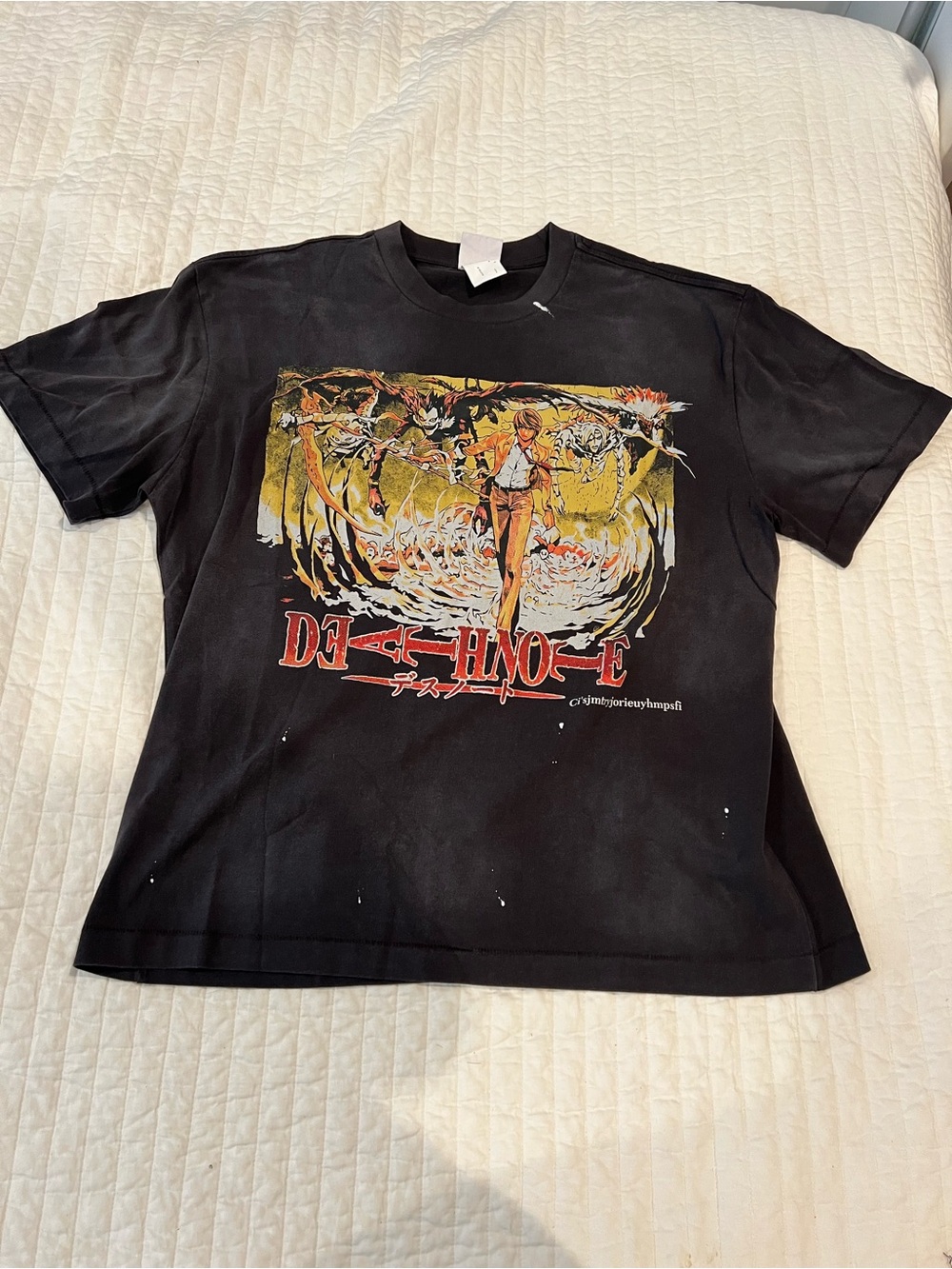 Saint Mxxxxxx x DEATH NOTE SS T-Shirt "Black"
Size: S
Brand New
Fits loose